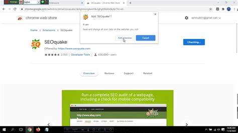 seo quake add on|Seoquake Add on Chrome .